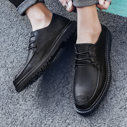 Spring casual leather shoes
