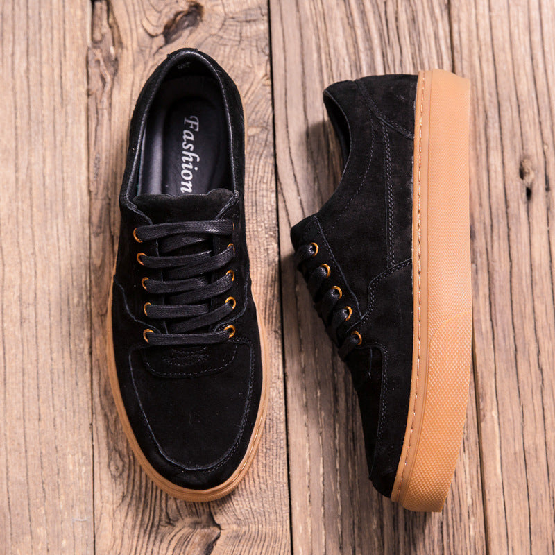 Men's Shoes New Soft Leather Casual Leather Shoes Fashion Sneakers