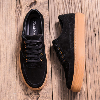 Men's Shoes New Soft Leather Casual Leather Shoes Fashion Sneakers