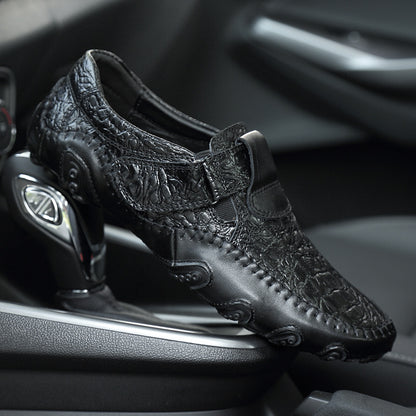 Peas shoes octopus casual leather shoes